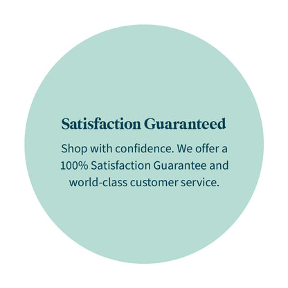 Satisfaction guaranteed statement