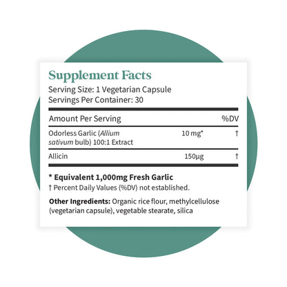 Odorless Organic Garlic